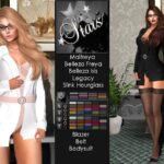 Blazer, Belt, Bodysuit, Скидка 30%